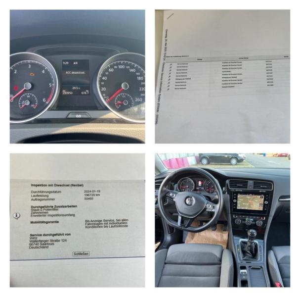 Vw golf 7.5, fabr 2018, 2.0 TDI ,150 cp , euro 6 - 7/8