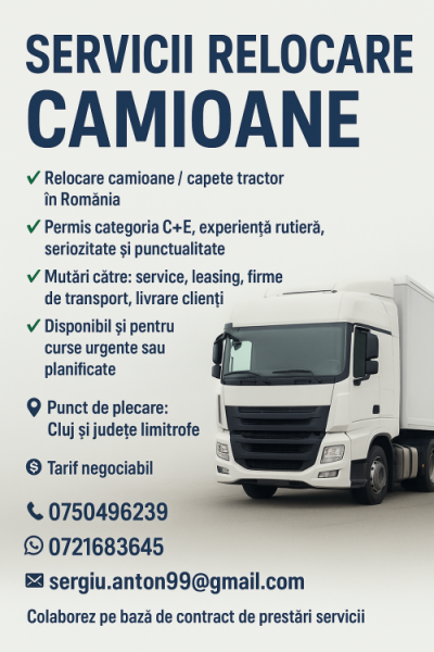 Servicii Relocare Camioane