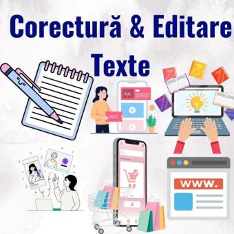 Corectez și editez texte (școală, job, prezentări)