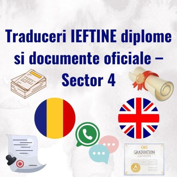 Traduceri online rapide diplome si documente oficiale – Sector 4 - 1/3