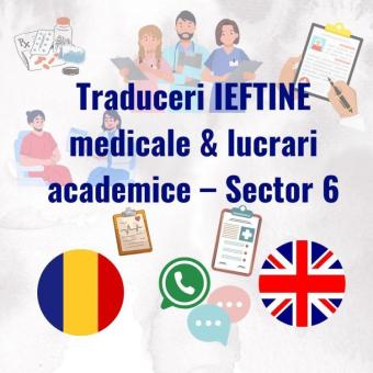 Traduceri online rapide engleza romana medicale & lucrari academice – Sector 6