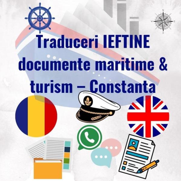 Traduceri ieftine Constanta documente maritime & turism - 1/3