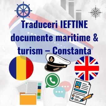 Traduceri ieftine Constanta documente maritime & turism