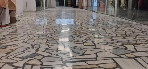 Slefuire pardoseli din mozaic